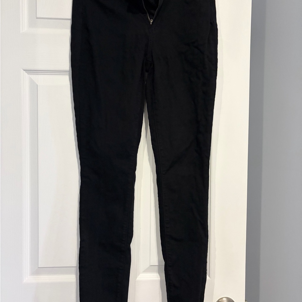 PAIGE Women's Black Skinny Jeans